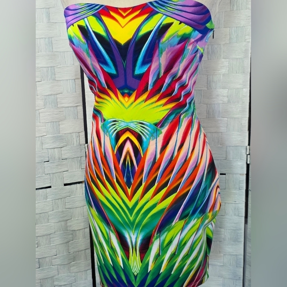 BEBE Strapless Dress - Picture 2 of 8